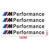 E60 New 4pcs M performance sticker car door handle sticker For bmw M Sticker X1 X3 X4 X5 X6 X7 e46 e90 f20 e60 e39 f10 Car acce
