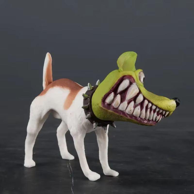 Anime Dog Mask Action Figure 7cm Model Statue Desktop Decoration Collectible Toy Ideal Holiday Gift for Children