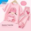 Girls' Summer Cotton Short-Sleeved Suit: Stylish, Thin Sportswear for Older Kids
