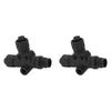 NMEA 2 PCS 2000 T Connector 3 Port Multiport Tee Connector 5 Pin Thread IP67 for Network