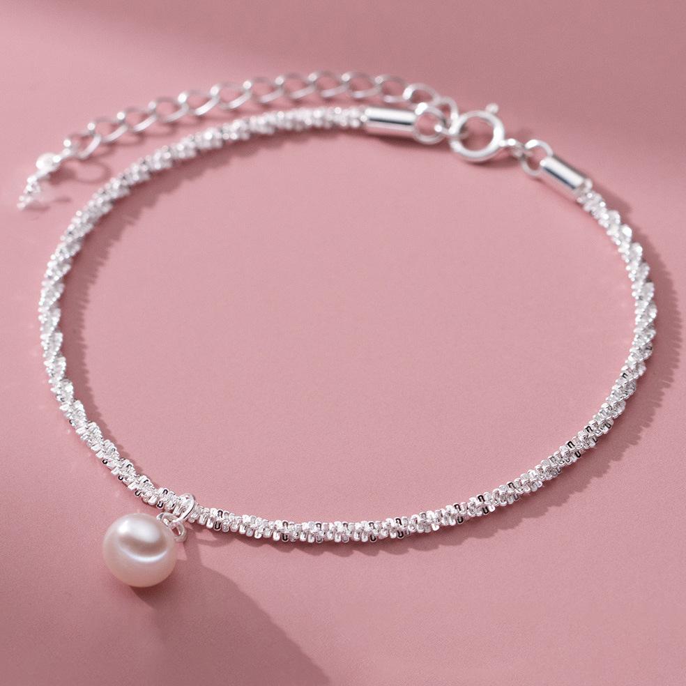 Small Fresh Gypsy Natural Freshwater Pearl Bracelet Retro Style Hand Jewelry Wholesale