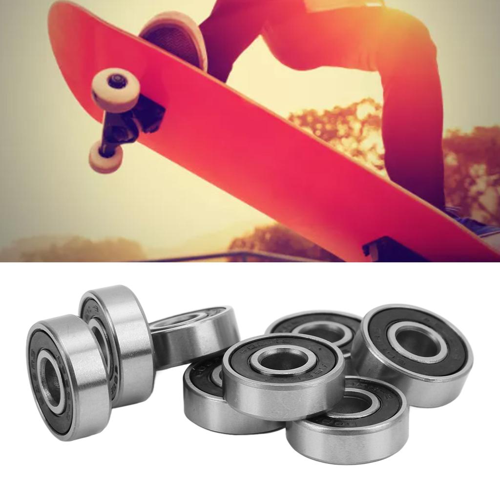 8Pcs 608 ABEC 9 Bring Carbon Steel Sled Brings 8x22x7mm for Roller Skates Dance Boards