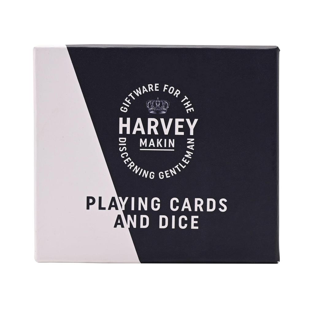 Harvey Makin Pack of Playing Cards & Dice In Wooden Box