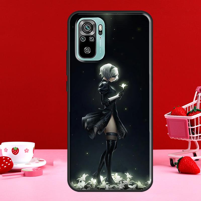 Nier Automata Lunar Tear Art For Redmi Note 11 Pro Case For Redmi Note 10 Pro Note 9 Pro Note 8 Pro 9S 10S 11S 9A 9C 9T