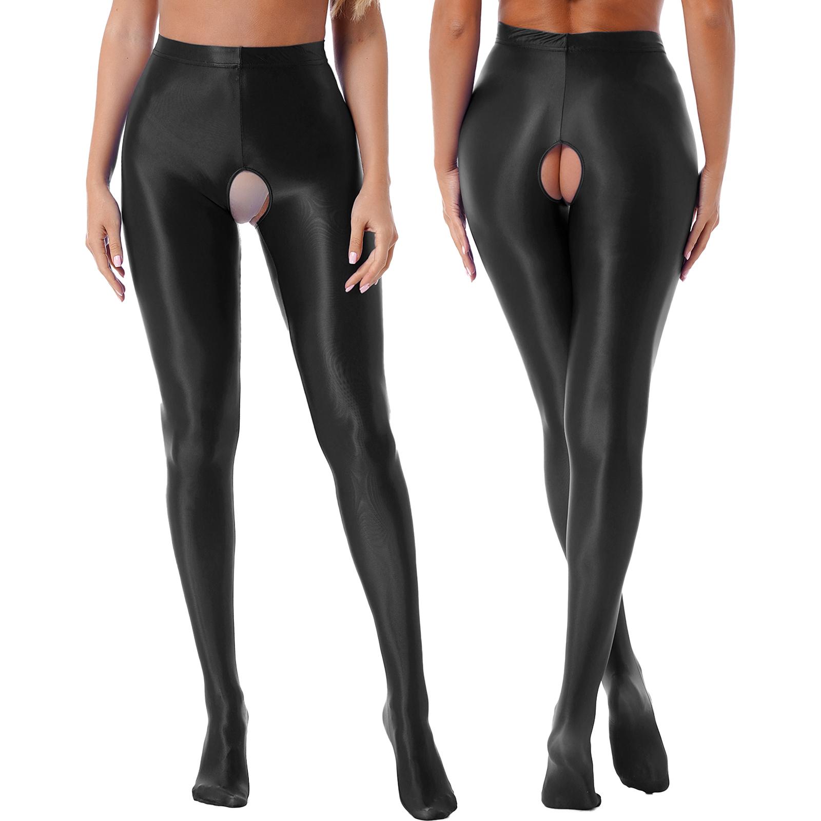 Daudzpusīgas spīdīgas legingi sievietēm M-XXL: Augstas
