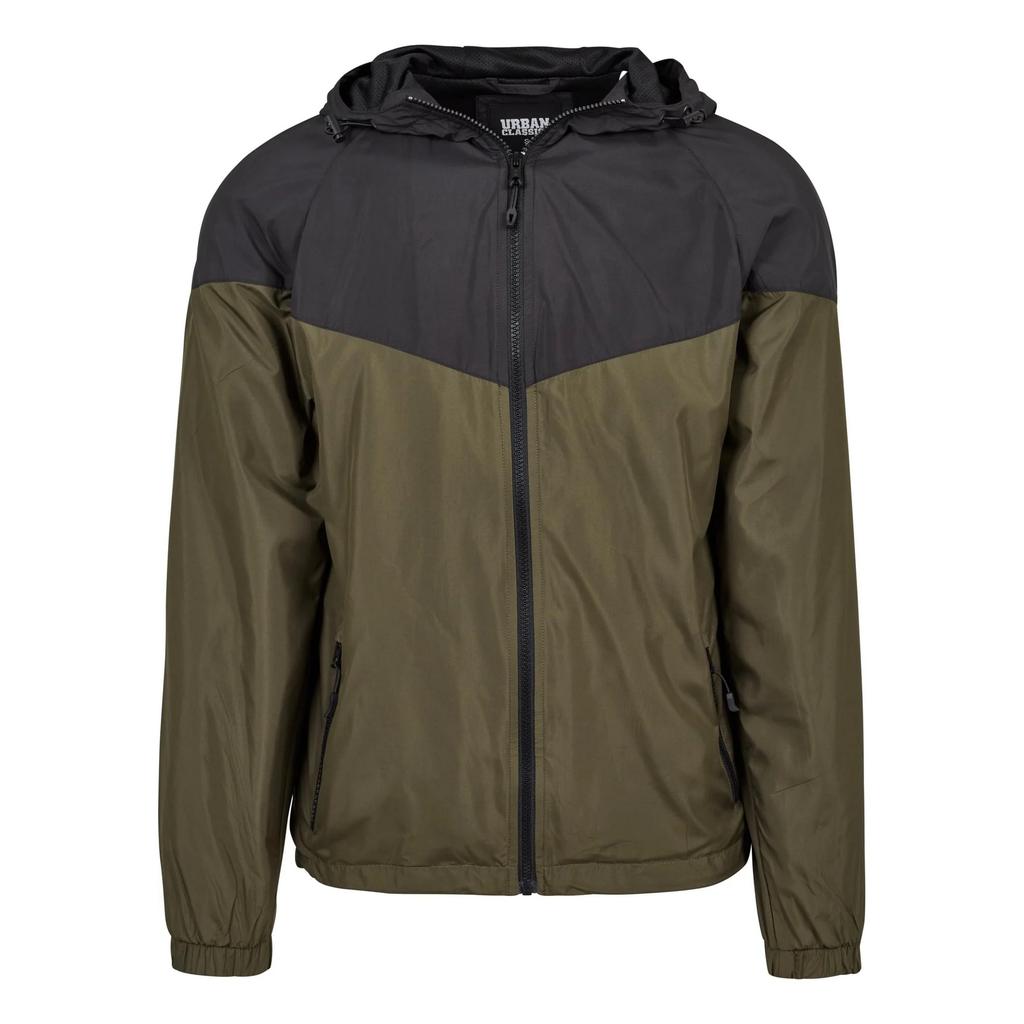 Urban Classics Mens Tech Windrunner Two Tone Windbreaker