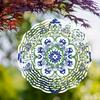 2D Pomona Kinetic Wind Spinner for Garden Outdoor Decor Weatherproof Metal Windmill No Power Needed Easy Installation