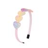 Children'S Candy Color Love Green Onion Powder Headband Cute Princess Gradual Change Rainbow Color Headband Hair Accessories 2544