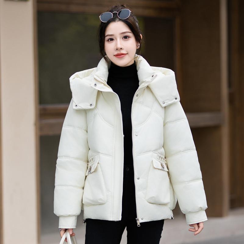 Short Down Cotton-padded Clothes, Women's New Winter Cotton-padded Clothes, Bread Clothes, Loose and Thickened Small Cotton-padded Jackets.