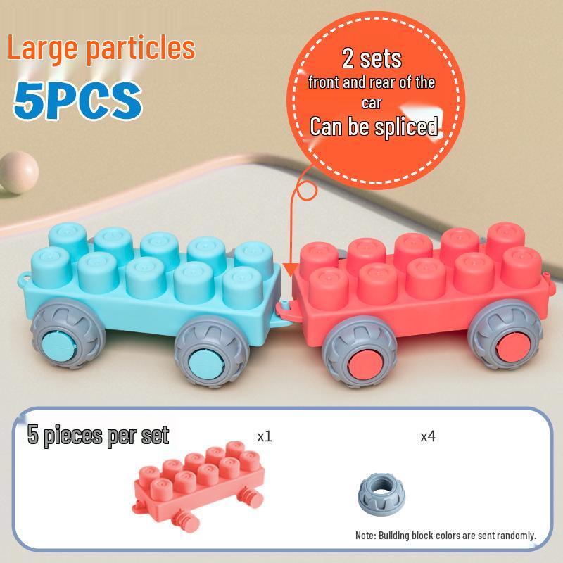 Washable Soft Rubber Building Blocks: Large, Educational Toy for Early Childhood