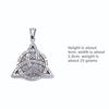 Trendy Viking Sun Tarot Triangle Pendant Titanium Steel Necklace Stainless Steel Jewelry Gift