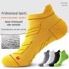 Men's Cross-Border Sports Socks: Short, Cushioned for Running & Outdoor Activities