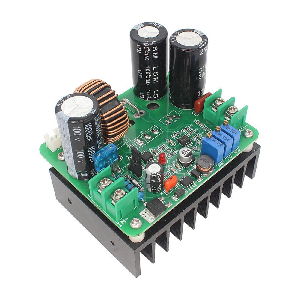 Adjustable 900W DC DC Boost Converter Step Up Voltage from 8V to 12V130V with Cooling Features for Optimal Performance
