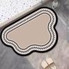 Diatom mud floor mat bathroom toilet toilet entry door water absorption quick drying non-slip foot pad entry door carpet