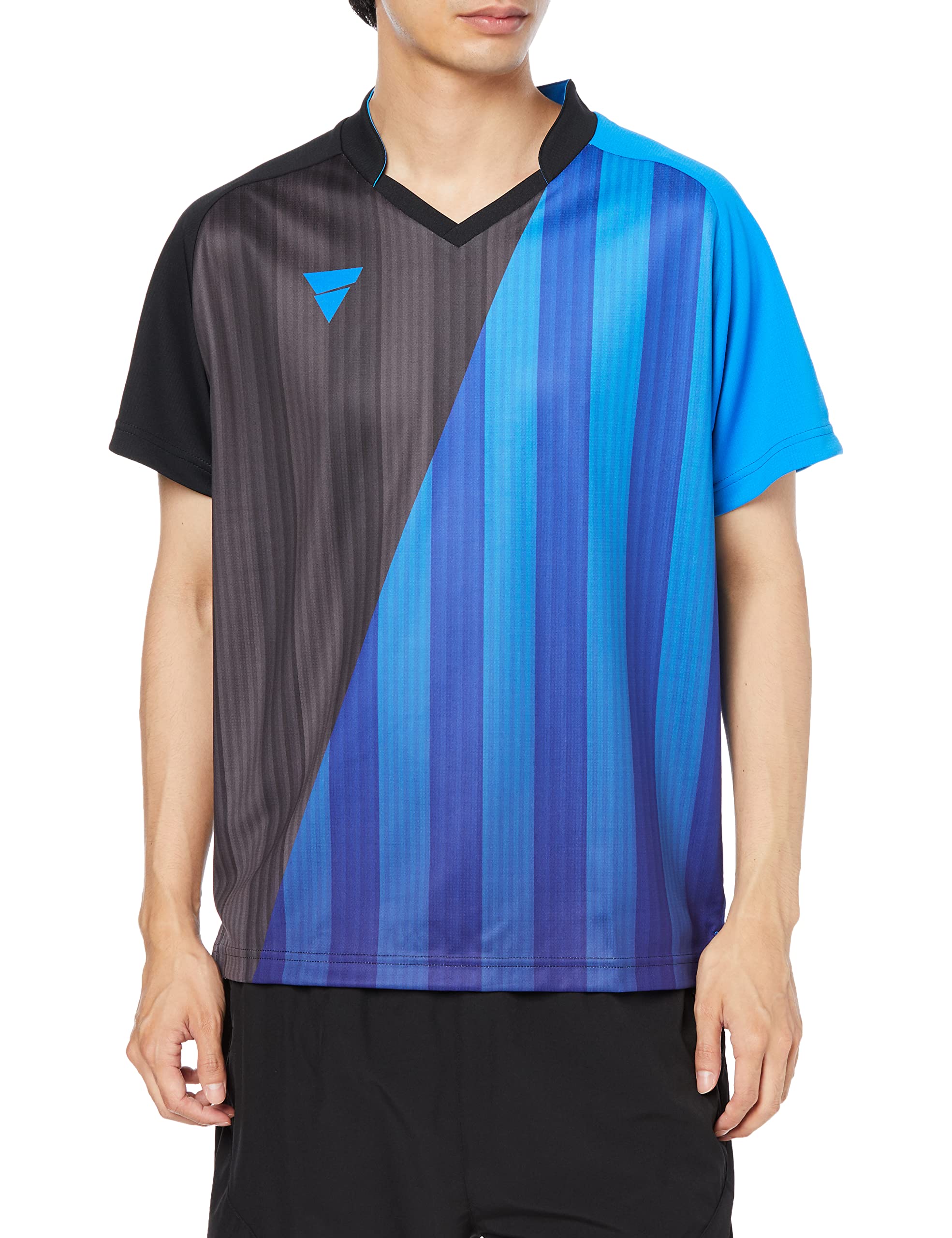 

VICTAS Table Tennis Unisex Game Size 031466 Shirt, Blue, 2XL, V-GS053, синий