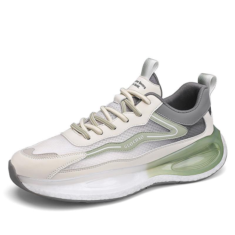 Summer Mesh Breathable Sports Shoes Soft Sole Popcorn Dad Shoes Casual Basketball Shoes Running Men's Shoes Live Broadcast New Models