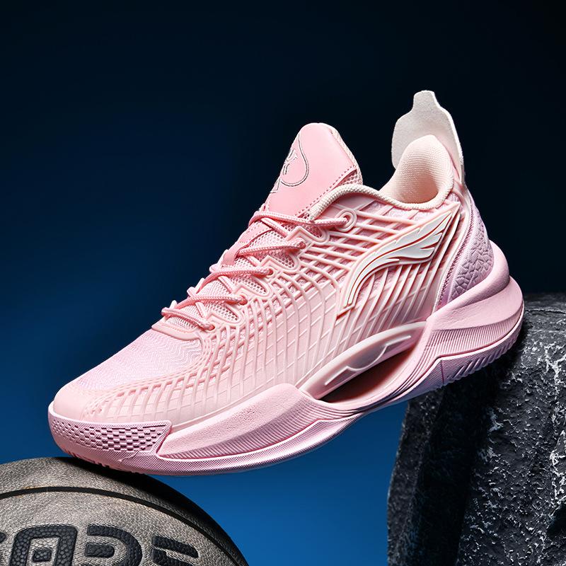 2025 Summer Youth Men's Basketball Shoes - Durable Rubber Sole Outdoor Training Sneakers with Cushioned Support for School Games