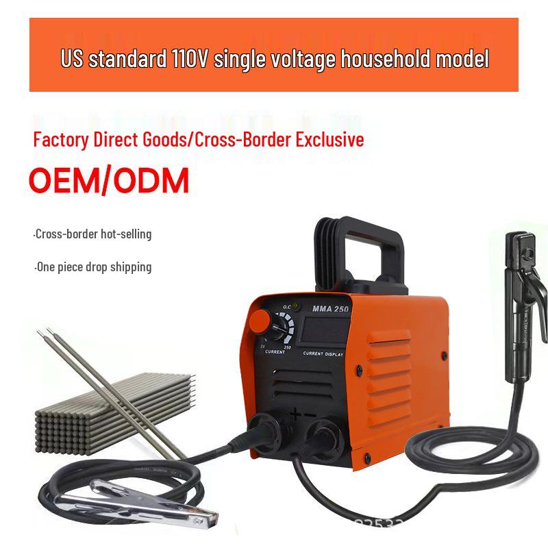 Przenośna spawarka MMA250 ARC 110V/standard europejski do użytku domowego