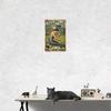 Vintage Metall Wandposter Rustikale Weindekoration 12x12 Zoll