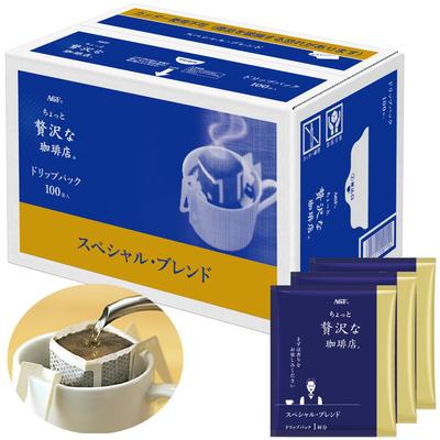 AGF A Slightly Luxurious Coffee Shop Regular Coffee Drip Pack Special Blend Bags 7g100 [Drip Coffee]