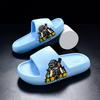 Indoor Lightweight Boys Slippers With Cute Cartoon Style Nonslip Soft Eva Shoes Summer