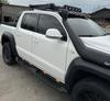 Боковые пороги Dakar V2 с LED (2 шт, металл) для Volkswagen Amarok 2010-2022 гг