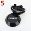 4PCS OD 68MM / ID 62MM Sport Rim Cap RAYS VOLK Racing Logo Sticker Wheel Cover Cap Wheel Center Hub Caps Silver & Black & Bronze