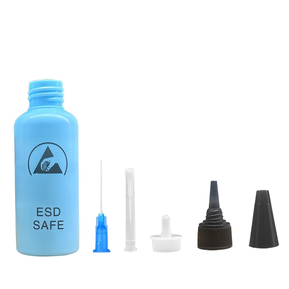 

Alcohol bottle dispensing rosin washing plate water anti-static solvent bottle featuring needle 65ML leak-proof mobile phone repair