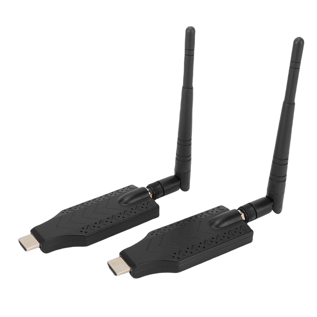 Wireless HD Multimedia Transmitter and Receiver 492.1FT 5G and 2.4G 1080P Output HD Multimedia Extender Kit with
