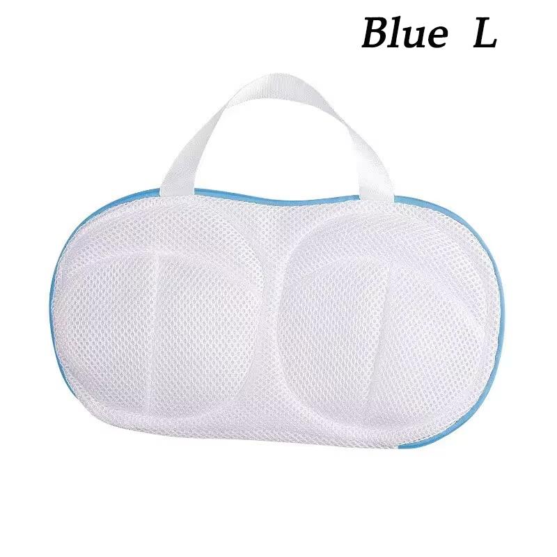 1/2pcs Home Use Bra Washing Bag Prevents Deformation Zippered Foldable Special Cleaning Bag Thickened Coarse Mesh Underwear Pock