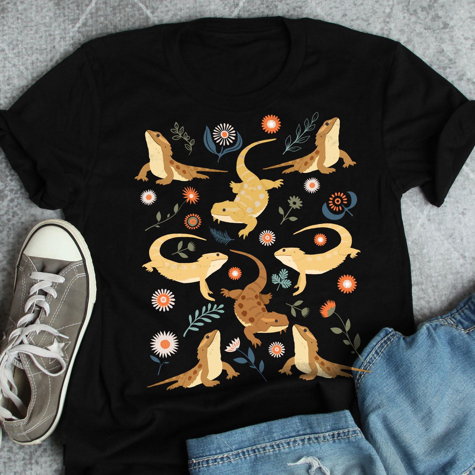 Bearded Dragon Shirt, , Tshirt, Pet Reptile Lover Gift, Funny Lizard T-Shirt, Cute Bearded Dragon Tee Beardie Animal Meme Mom Dad 140