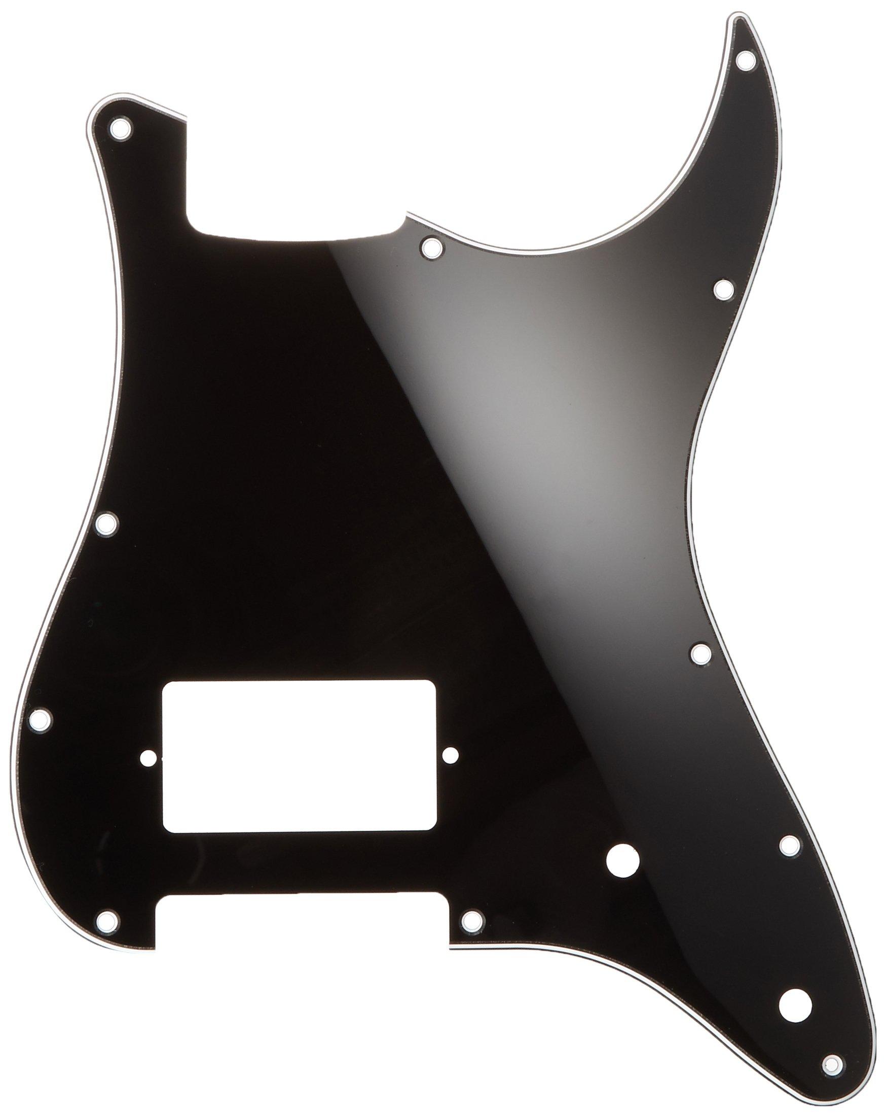Накладка для электрогитары Scud ST, 1 звукосниматель Humbucker, SC-B3P-4, черная, 3-составная