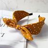 Polka Dot Headband Women Fashion Non Slip Cute Vintage Style Hair Accessories Suitable for Daily Makeup Hairstyl All Hair Types