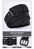 Men's Fashion Pin Buckle Leather & Nylon Woven Canvas Belt