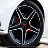 BAYX7 56mm Car Wheel Center Hub Stickers Center Caps Decal Tire Rim Sticker Decoration For Ford Mustang Fiesta Mondeo Fusion Kuga