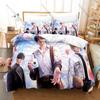 Dreamy Love and Deepspace Linkon City Lemuria Interstellar Character Collage Poster Duvet Cover Set For Otome Game Collectors