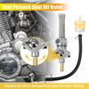 uxcell 1 Set Motorcycle Gas Fuel Petocock Valve Switch for Harley Compatible with Davidson