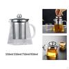 Elegant Glass Tea Infuser Pitcher for Home and Office Use