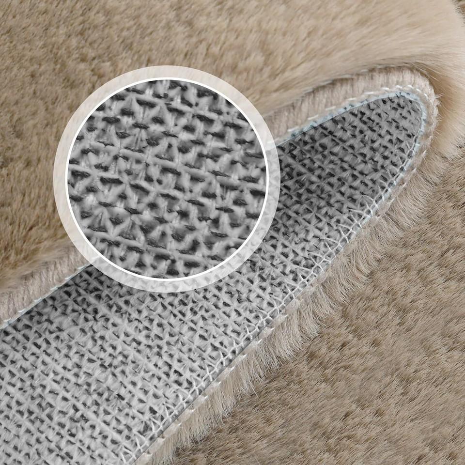 Carpet Living Room Faux Fur Luxury Plush Deep Pile Shaggy Soft Washable