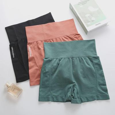 High-Waist Hip-Lifting Sports Shorts for Fitness and Running