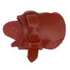 Archery Thumb Guard Thumb Ring Sheepskin Soft General for Training Traditional Hunting Bow Recurve Bow Brown