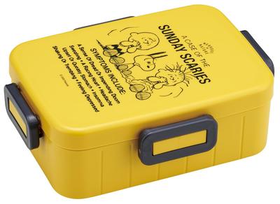 Adult Bento Antibacterial Lunch Made In Snoopy Goodness 75th Box, 4-Point Lock, Box, 650ml, Japan, YZFL7AG-A
