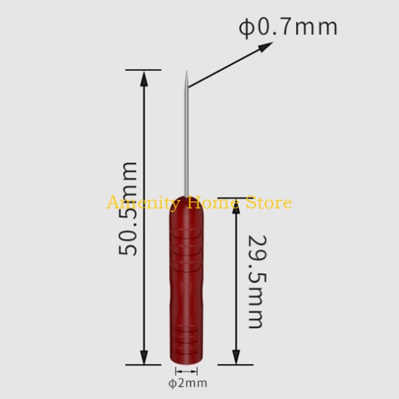 F26C 2/10Pcs Flexible Back Probe Pins 0.7mm Piercing Needle Tip Probes for Car Repairing Electrical Testing