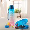 1000ml Large Capacity Tritan Sports Water Bottle with Handle for Fruit Tea