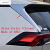 Car Rear Tail Window Windshield Spoiler Panel Sequ Cover Trim For TOYOTA RAV4 RAV 4 XA50  - 2024 ABS Chrome Accessories