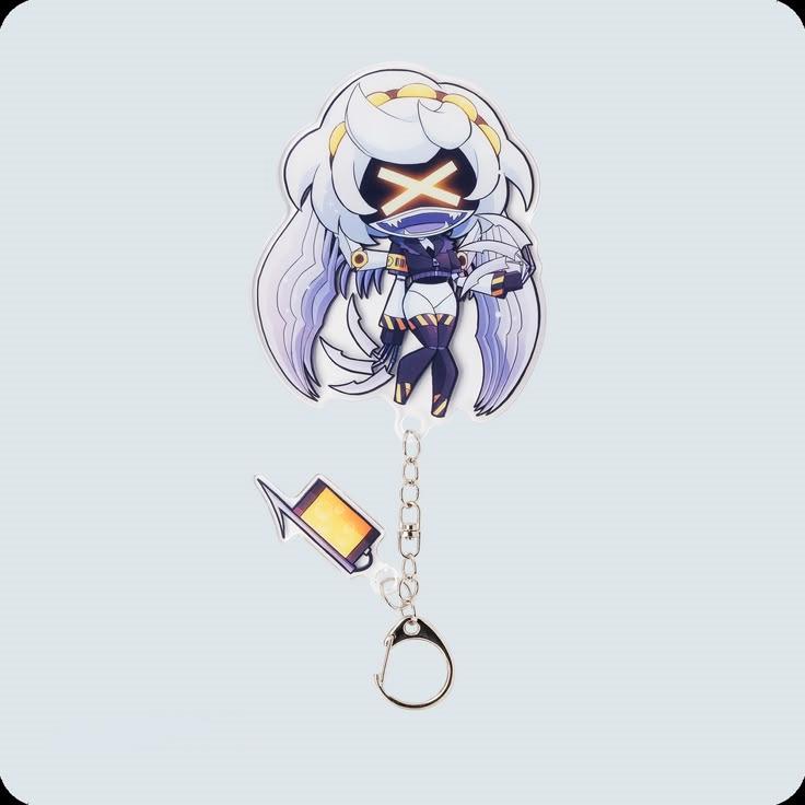 New style Murder Drones Game Phone Chain Metal Acrylic Chain Anime Cellphone For Phone Lanyard Keychain Jewelry Party Gifts 6CM