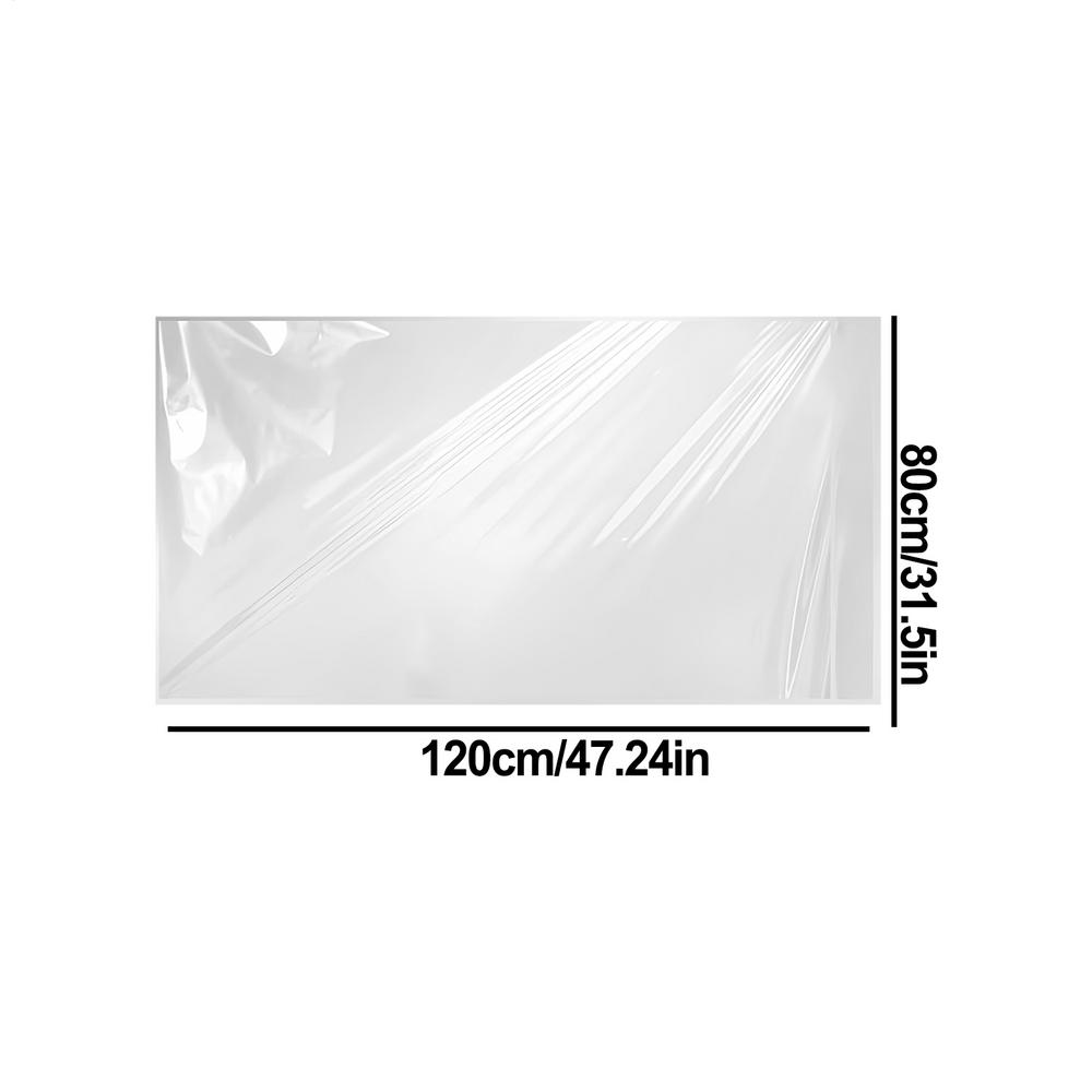 

120x80cm PVC Temporary Broken Window Cover Pre-Cut Repair Film Clear Waterproof Temporary Broken Car Window Cover With Tape