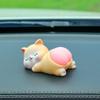 Car Accessories Decor Funny Pig Doll Panda Rabbit Beat On The Buttocks Relax While Driving Fidget Toy Central Console Decoration