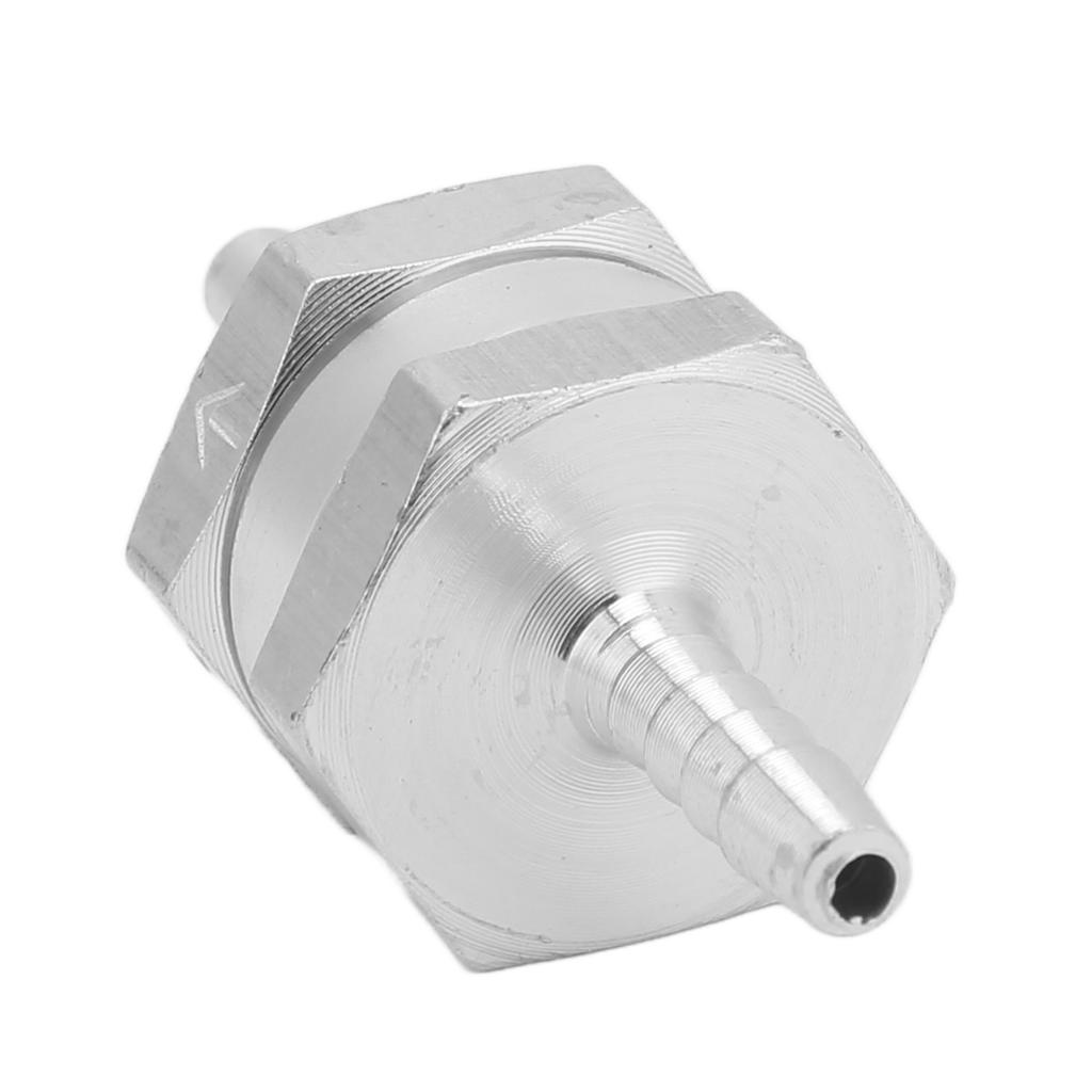 Non Return One Way Check Valve Aluminum Alloy Universal for Fuel Gasoline Oil Petrol Diesel Water