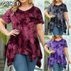 Women's Fashion Casual Short Sleeve O-Neck Blouses & Shirts